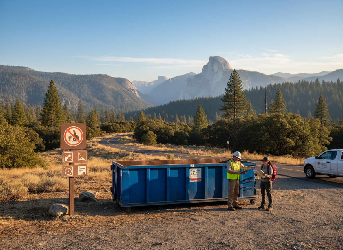 Permit Rules for Rolloff Dumpster Rentals Near Yosemite